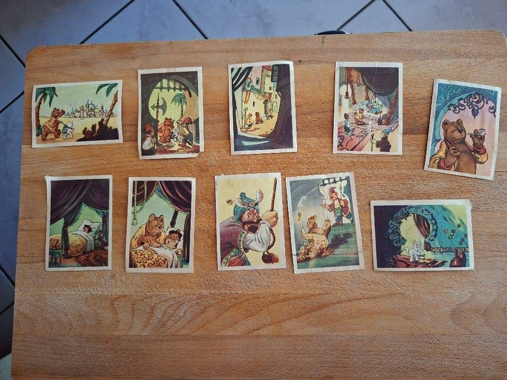 plaatjes Tom Poes album 40 tot en met 49, Verzamelen, Ophalen of Verzenden, Olivier B, Bommel en Tom Poes, Gebruikt, Plaatje, Poster of Sticker
