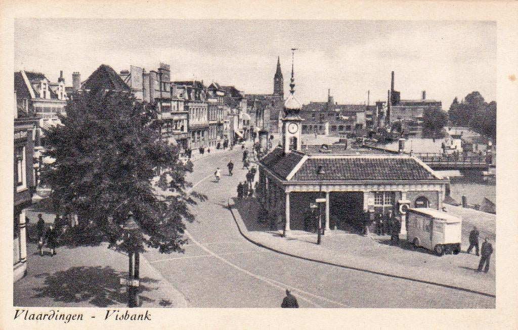 00647 Vlaardingen - Visbank, Verzenden, 1940 tot 1960, Ongelopen, Zuid-Holland