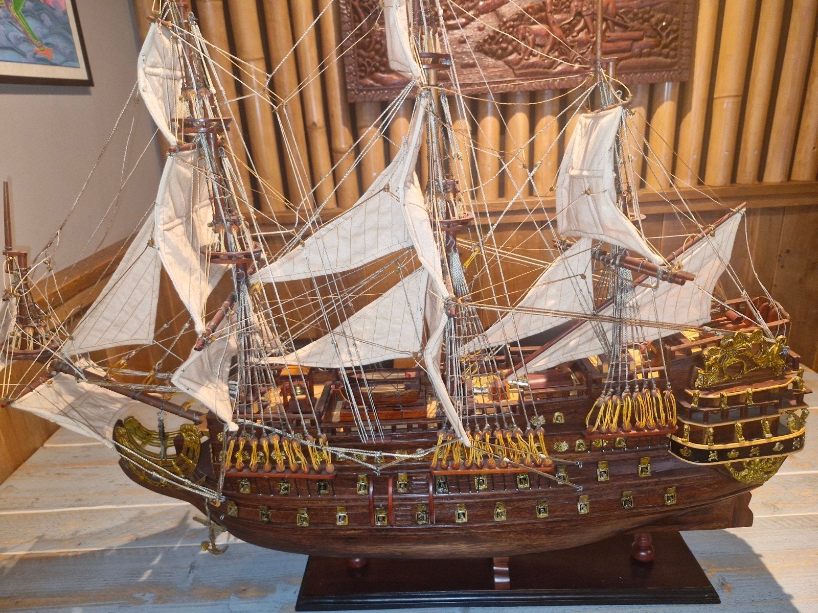 Gedetailleerd Model Zeilschip - Groot Formaat, Ophalen of Verzenden, Zo goed als nieuw, Groter dan 1:32, Overige merken