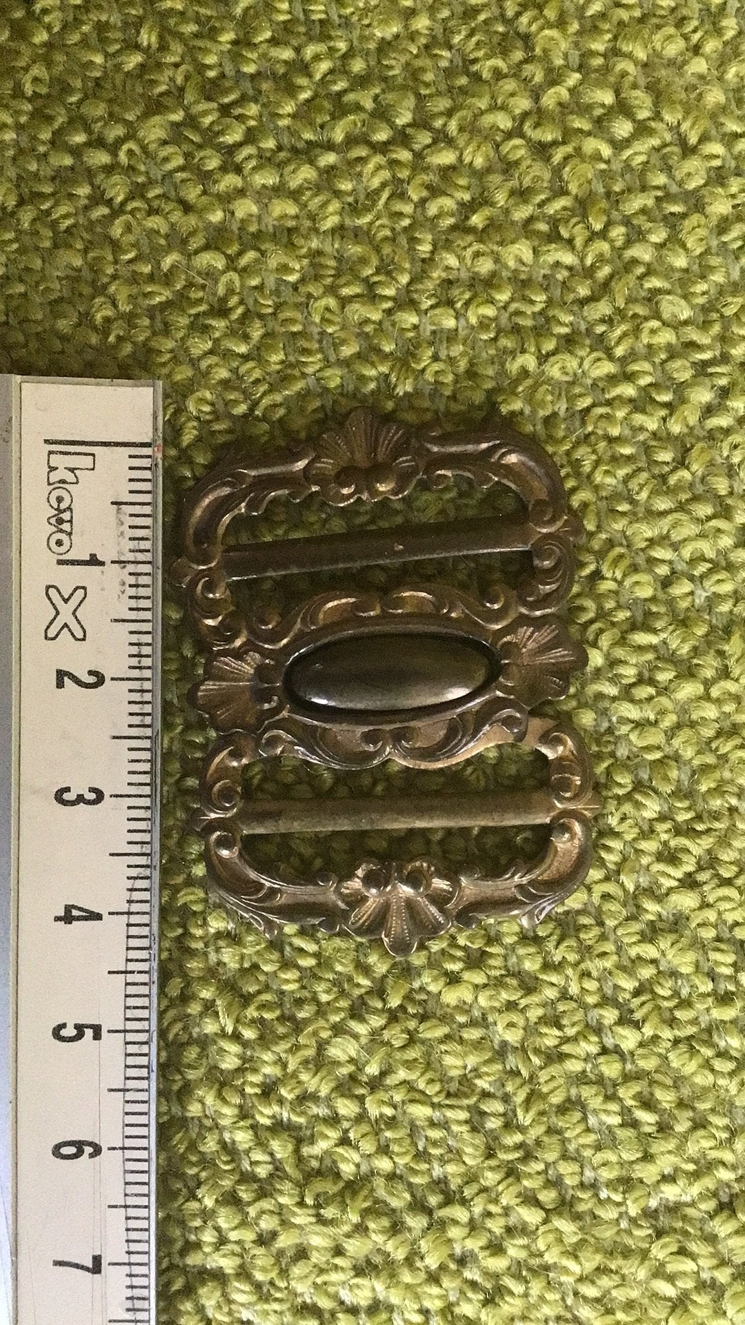 Gesp licht brons bewerkt, middeleeuws, celtic kleding, Losse buckle of gesp, Ophalen of Verzenden, Gedragen, Bruin
