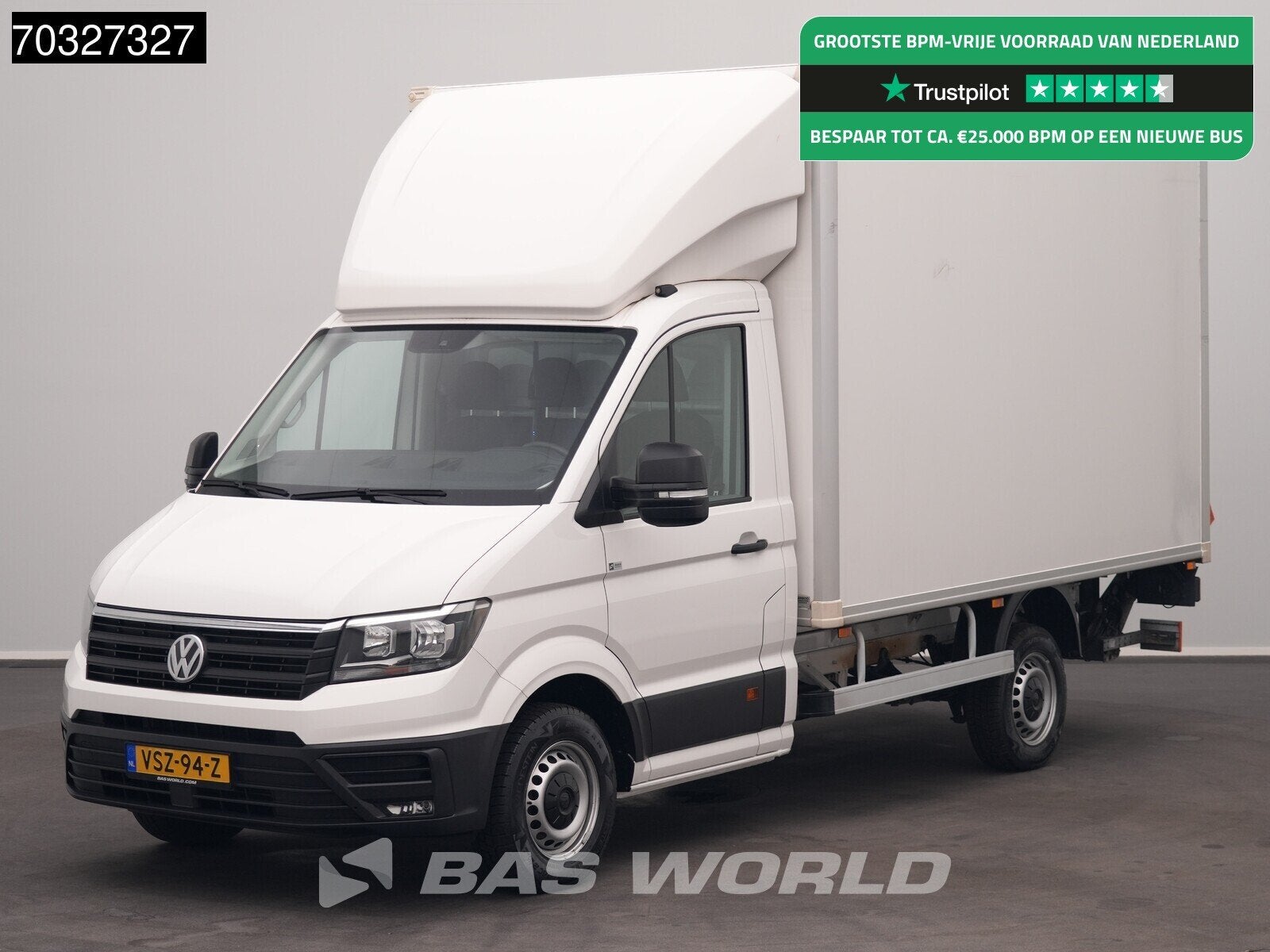 Volkswagen Crafter 140pk Laadklep Zijdeur Bakwagen Navi Airc, Stof, Euro 6, 4 cilinders, Volkswagen