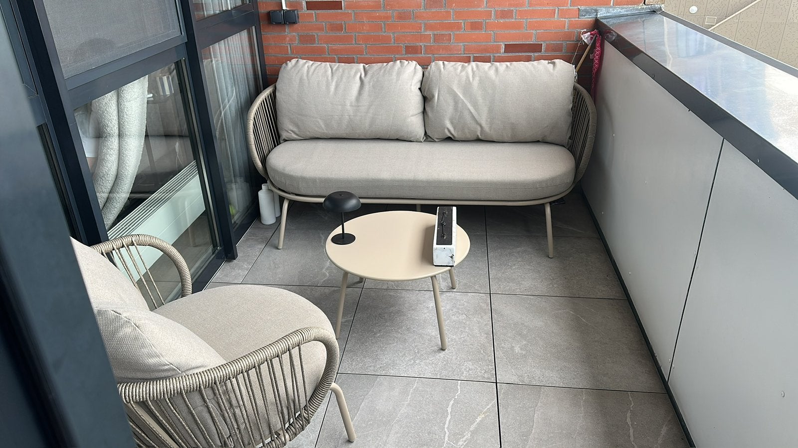 Tuinset / Balkonset, Tuin en Terras, Ophalen, Zo goed als nieuw, Bank