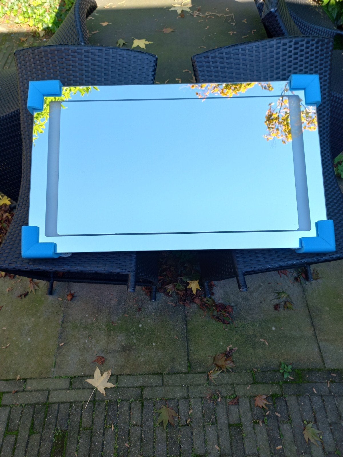 Thebalux ledspiegel + spiegelverwarming 100x60, Ophalen, Nieuw, Glas, Overige typen