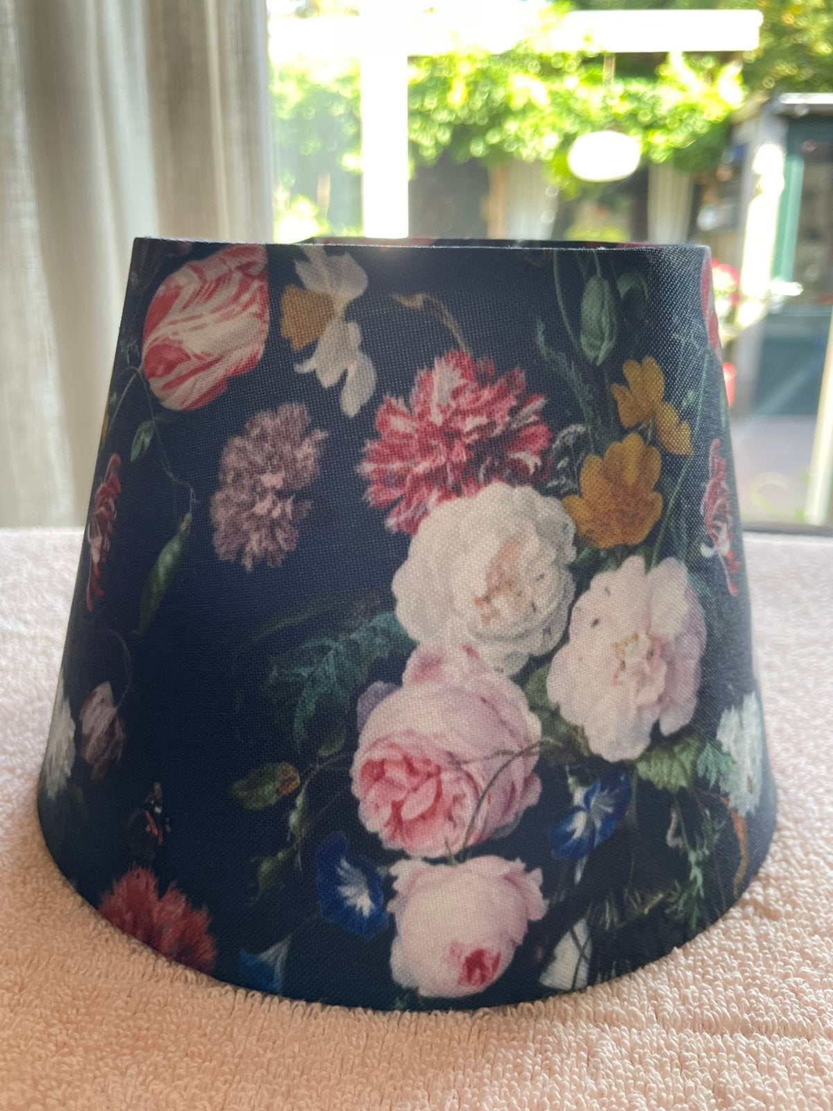 Lampenkapje, gebloemd, Jan Davidsz de Heem, Gebruikt, Meerkleurig, Ophalen of Verzenden, Textiel