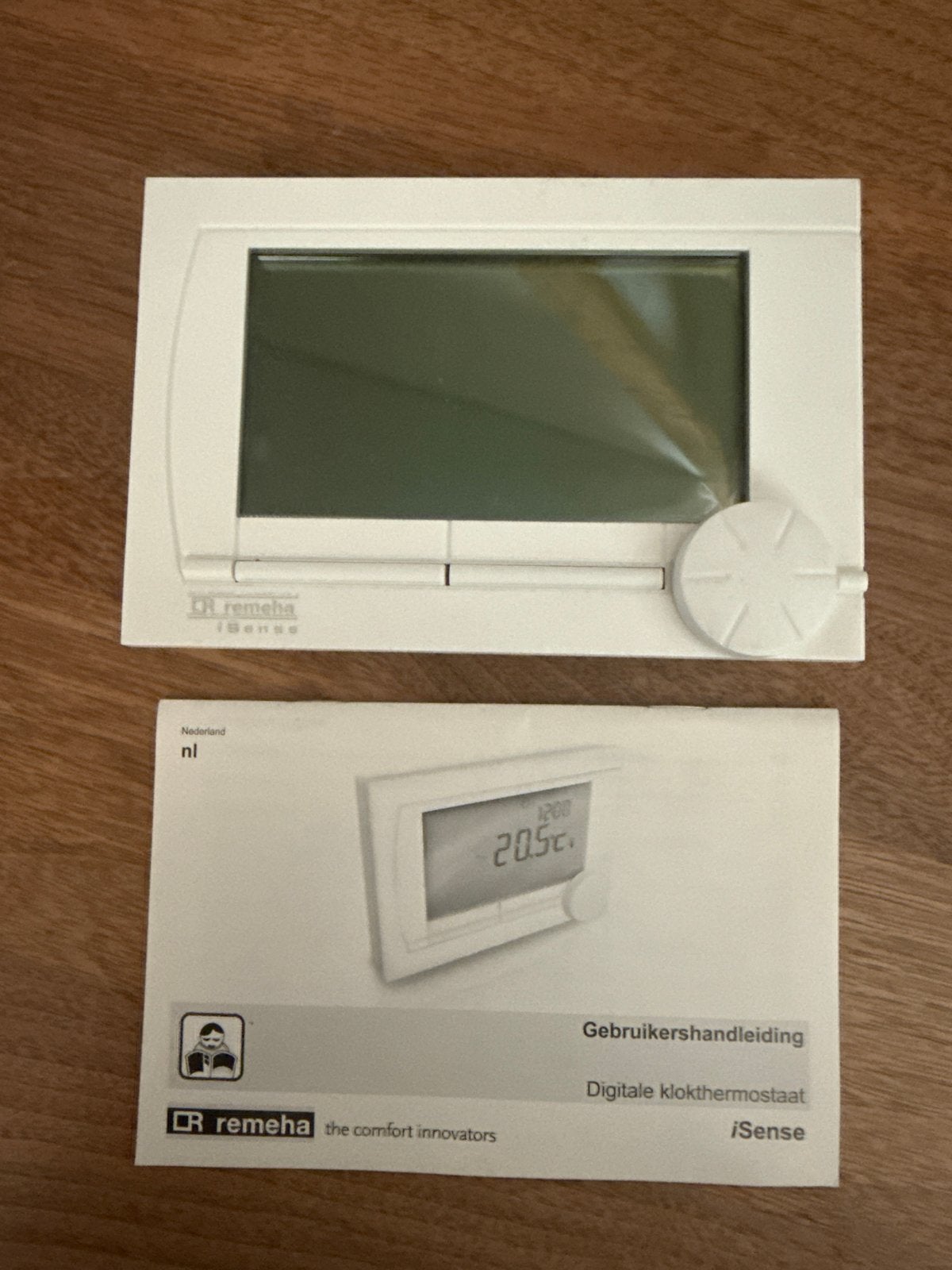 Remeha iSense Digitale Klokthermostaat met Handleiding, Doe-het-zelf en Verbouw, Ophalen of Verzenden, Slimme thermostaat, Gebruikt