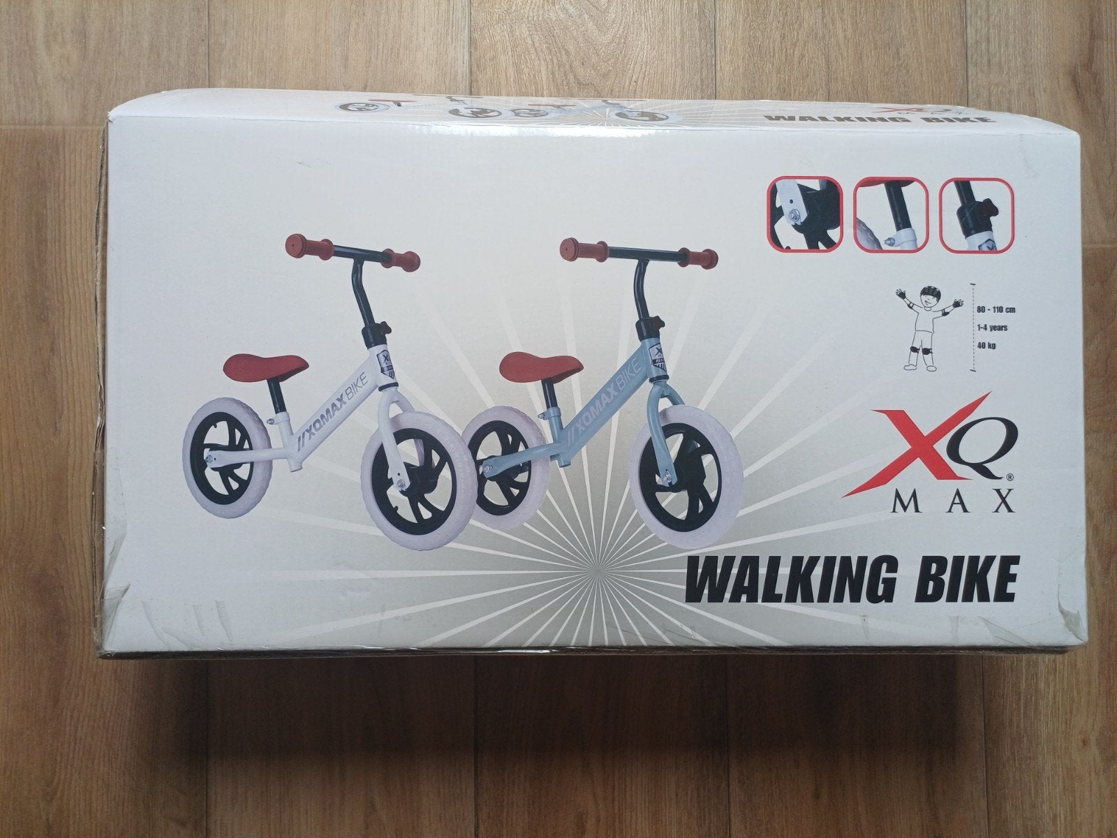 Nieuwe Loopfiets XQ Max - Ideaal voor 1-4 jaar, Ophalen of Verzenden, Nieuw, Loopfiets