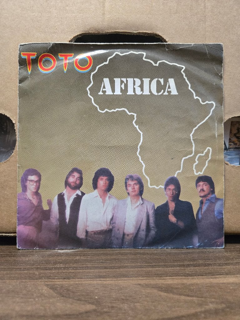 Toto - Africa, Cd's en Dvd's, 7 inch, Ophalen of Verzenden, Zo goed als nieuw, Beschermende buitenhoes