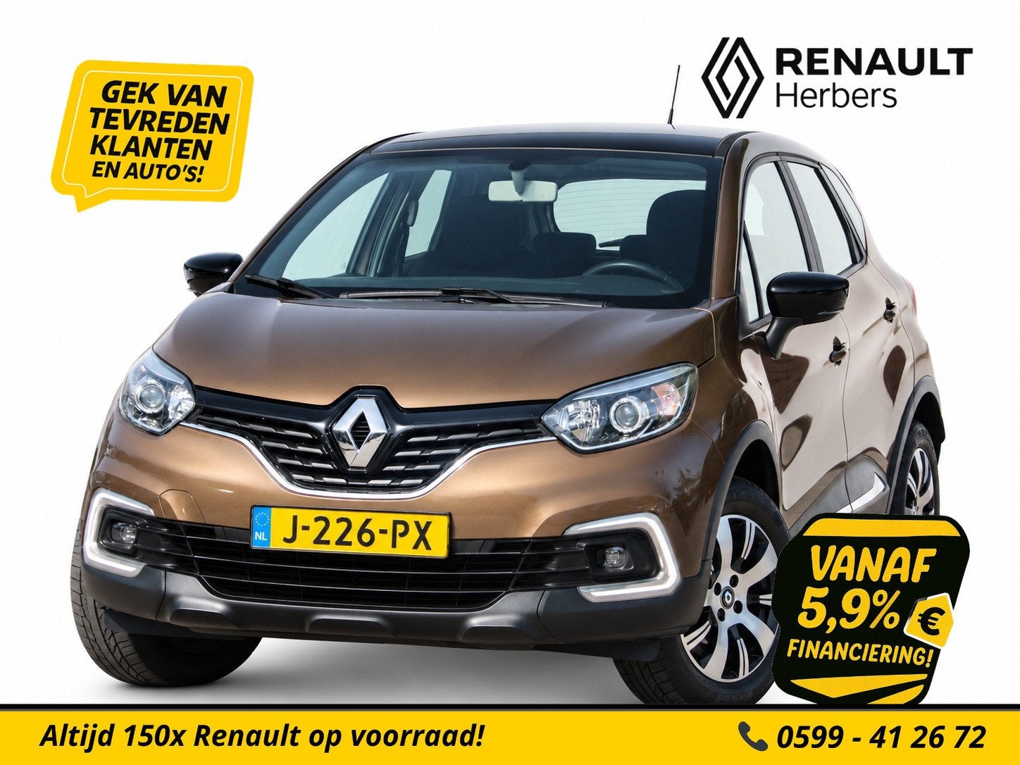 Renault Captur 0.9 TCe Limited AIRCO / CRUISE / TREKHAAK / P