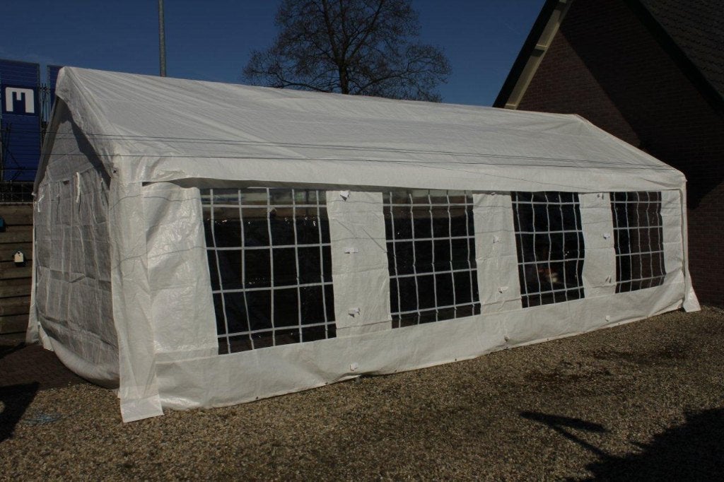 Partytent te huur 4x8 te huur/huren/verhuur, Gebruikt, Opvouwbaar, Partytent, 4 tot 6 meter