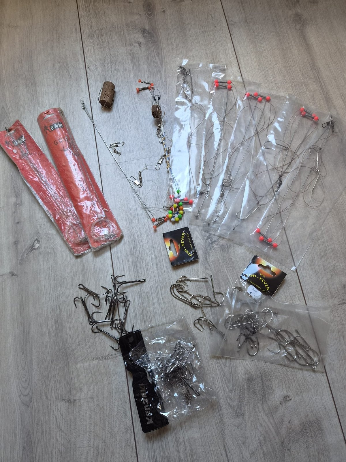 Gul kabeljauw onderlijnen, Watersport en Boten, Hengelsport | Zeevissen, Ophalen of Verzenden, Zo goed als nieuw, Overige typen