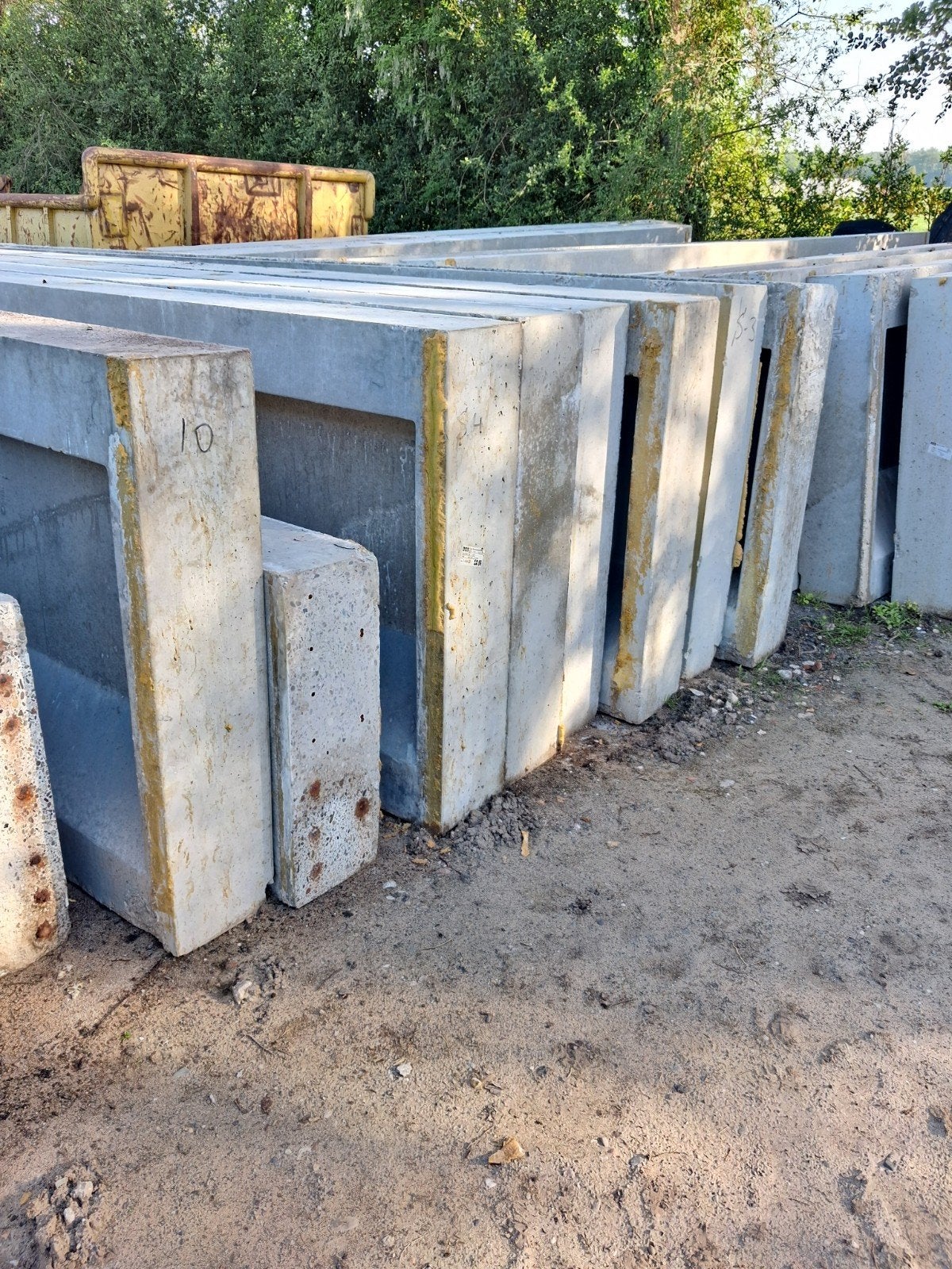 Grote partij silowanden beton, Doe-het-zelf en Verbouw, Ophalen