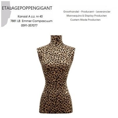 Nieuwe Collectie: Buste met Luipaard Print div. Modellen EPG, Overige kleuren, Nieuw, Ophalen of Verzenden, Accessoires
