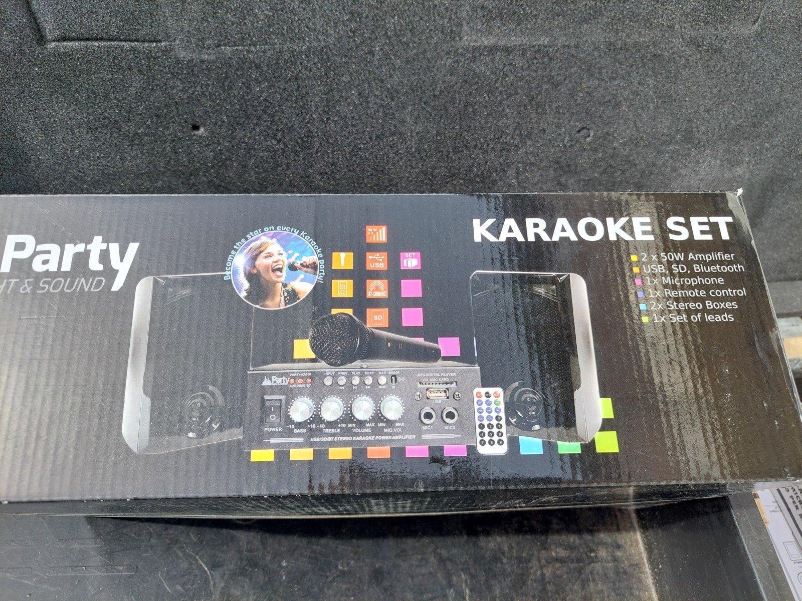 2x Kleine Karaoke Set - Nieuw in Doos party, Ophalen of Verzenden, Nieuw, Complete set