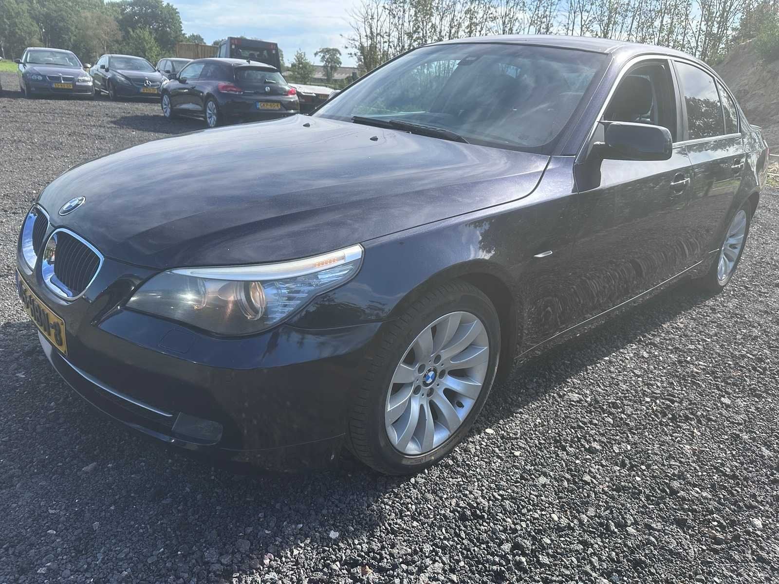 2008 - BMW - 5-serie - 520i AUTOMAAT Business Line - 05-HBN-, Auto's, Automaat, Achterwielaandrijving, 4 cilinders, Blauw
