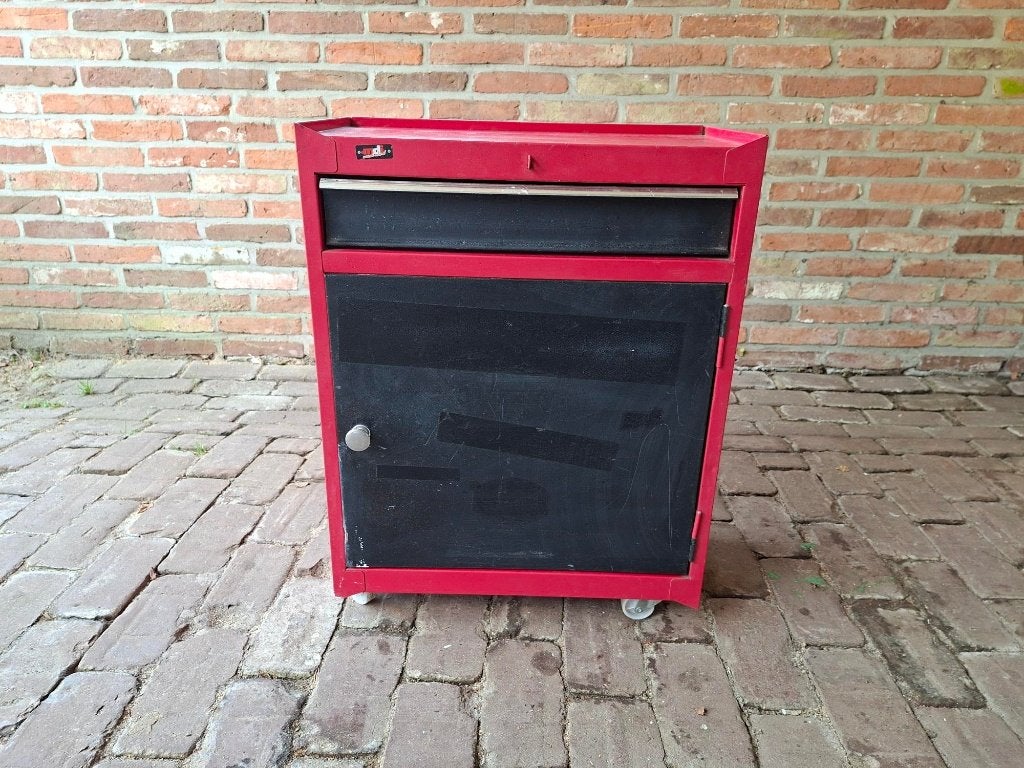 Goede gereedschapswagen, gereedschapskar/ gereedschapskist!, Ophalen, Gebruikt