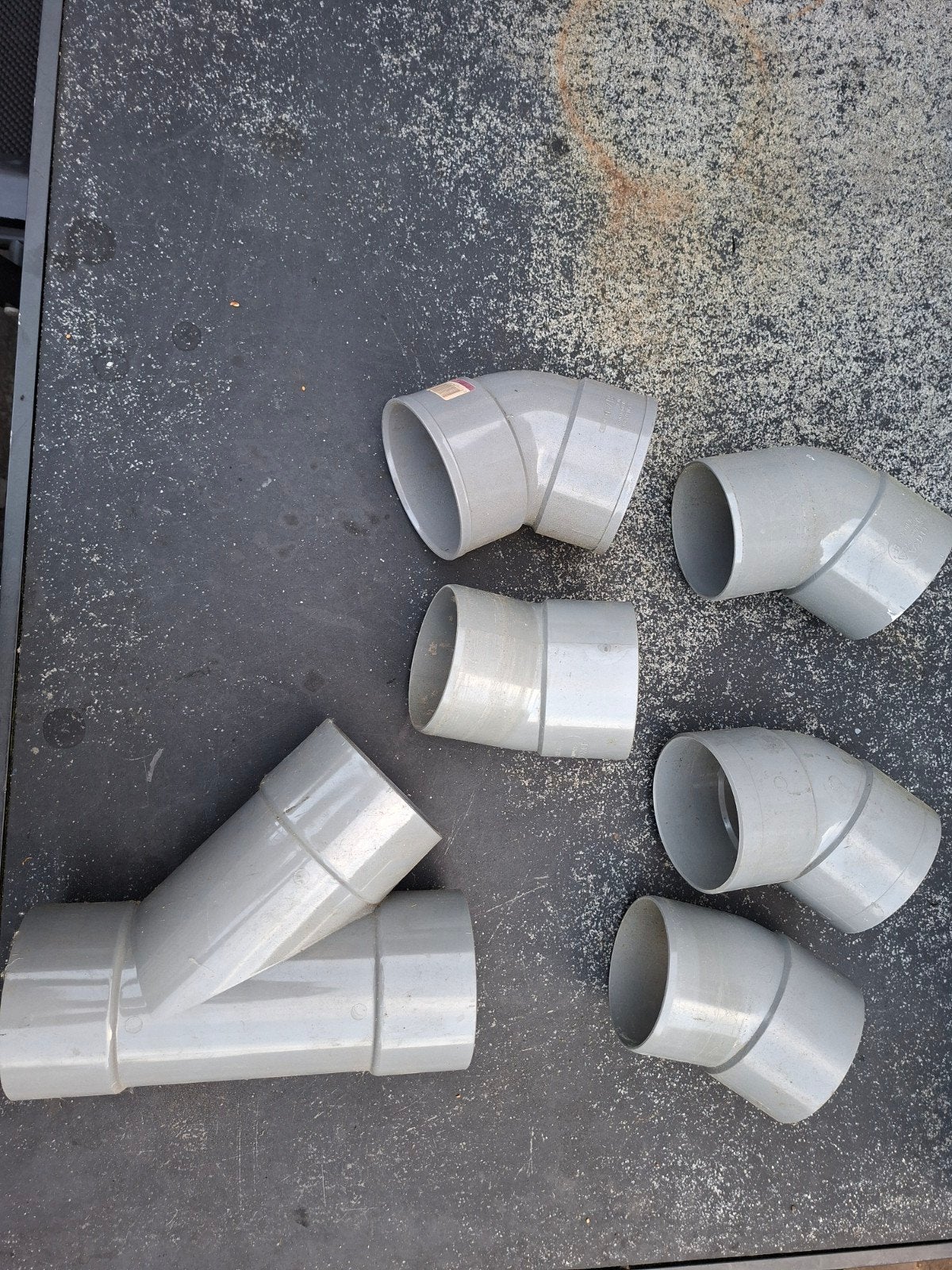 Pvc buis 110 mm hulpstukken, Bochten en t-stuk, Doe-het-zelf en Verbouw, Buizen en Afvoer, Ophalen, Bochten, Pvc, Minder dan 2 meter
