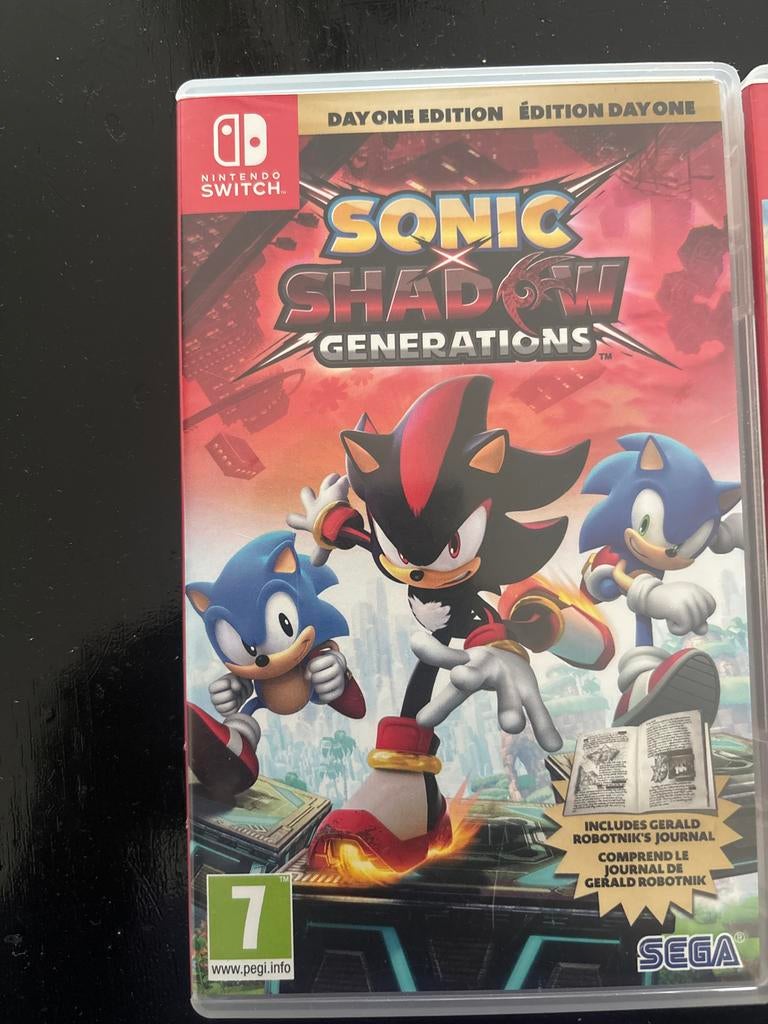 Sonic Shadow Generations, Spelcomputers en Games, Games | Nintendo Switch, Zo goed als nieuw, Avontuur en Actie, 1 speler, Vanaf 7 jaar