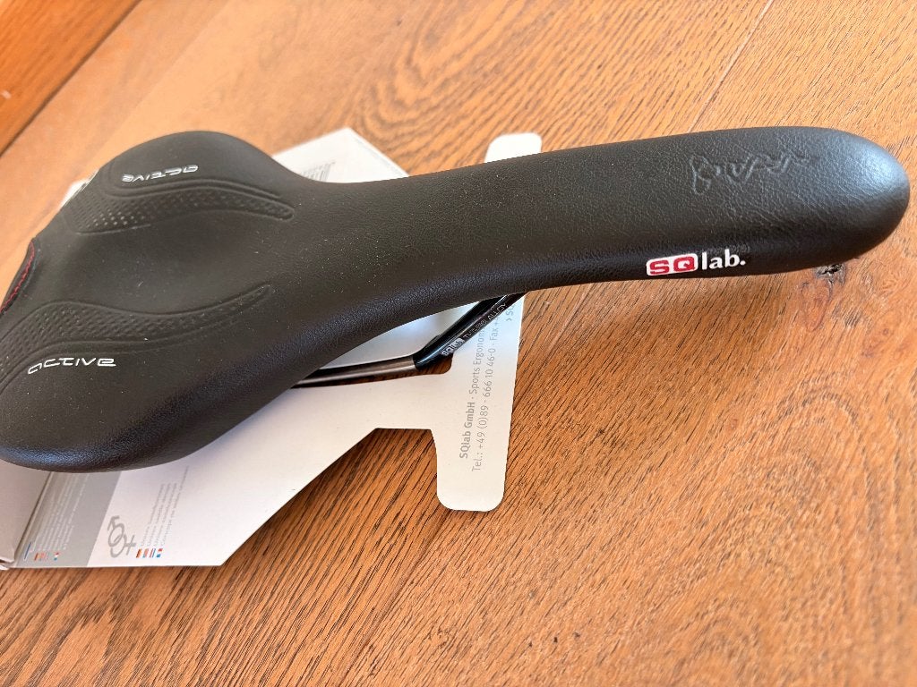 SQlab 611 Active fietszadel - 13cm breed, Ophalen of Verzenden, Gebruikt