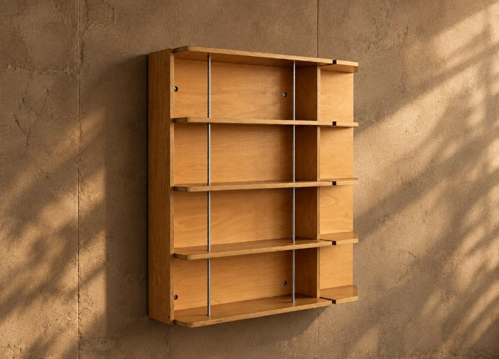 vintage wandkast | hangkast | boekenkast, Met plank(en), Gebruikt, ., Ophalen of Verzenden