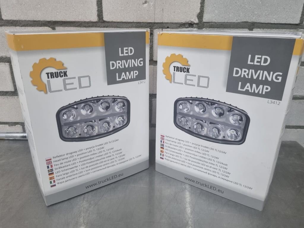 2 nieuwe led verstralers met positie licht, Ophalen of Verzenden, Nieuw, Overige merken, Verlichting