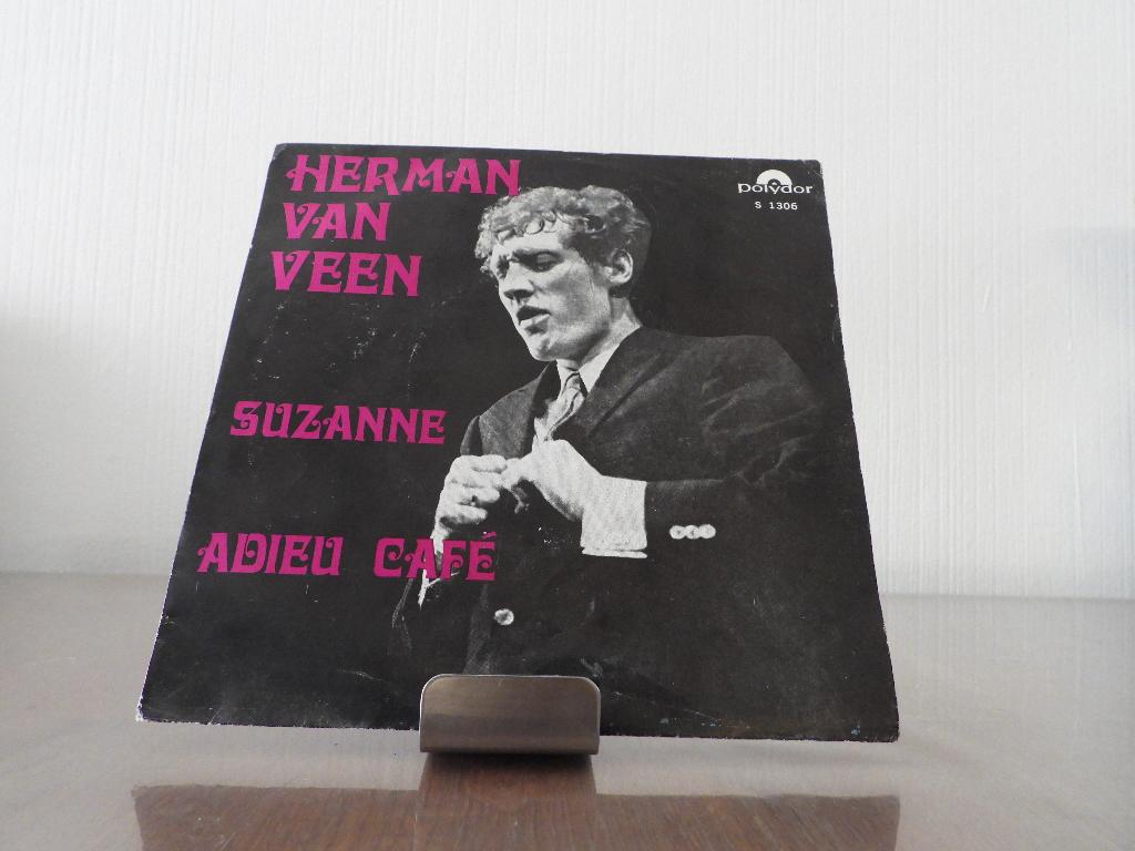 Herman van Veen – Suzanne  Adieu Café 1969, Ophalen of Verzenden, Gebruikt, Pop, Single