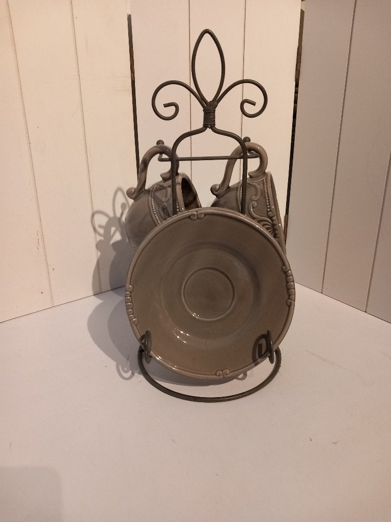 Countryfield servies Taupekleur, Overige merken, Keramiek, Ophalen of Verzenden, Zo goed als nieuw