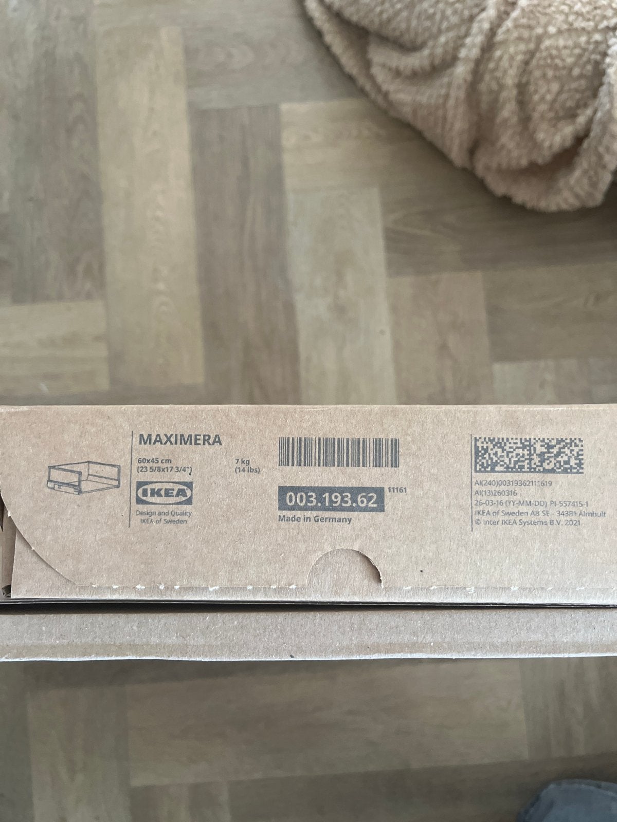 IKEA MAXIMERA Lade 60x45 cm - Nieuw in doos, Ophalen of Verzenden, Nieuw