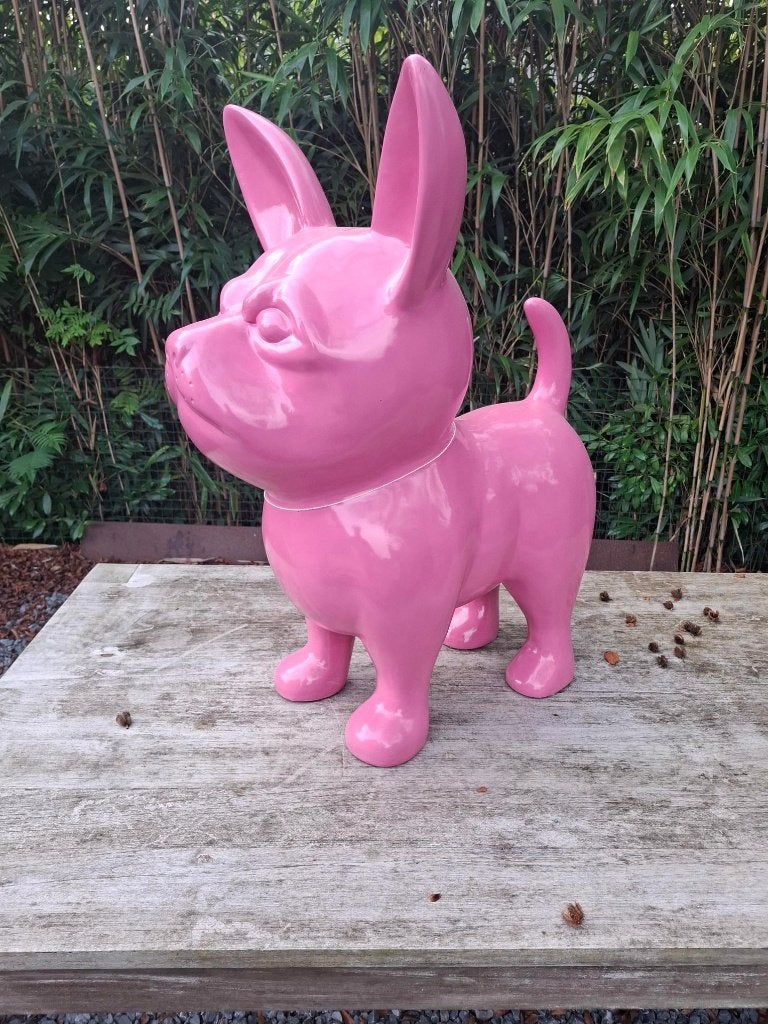 Chihuahua Pink  XXL 90 cm. H., Ophalen, 91 cm, Decoratieobject, Zo goed als nieuw