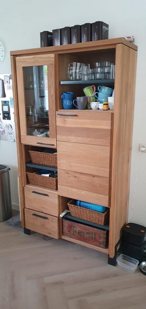 Mooie eiken kast henders en hazel, 100 tot 150 cm, Ophalen of Verzenden, Zo goed als nieuw, 150 tot 200 cm