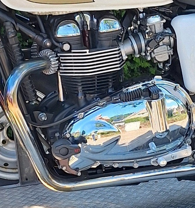 triumph valblokken  bonneville scrambler thruxton crashpads, Ophalen of Verzenden