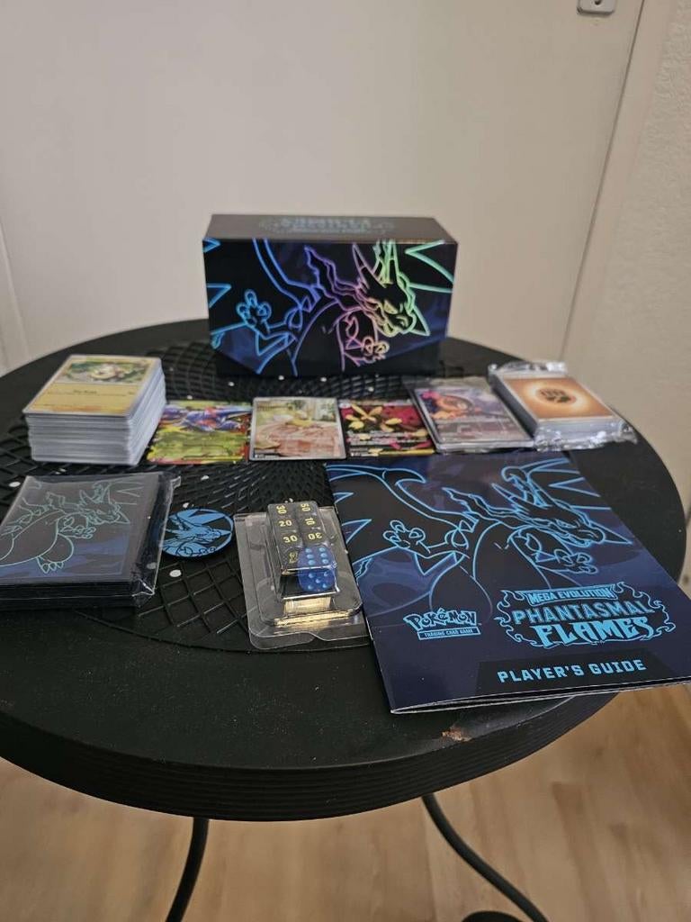 Pokemon Phantasmal Flames ETB + Kaarten Lot (Compleet), Ophalen