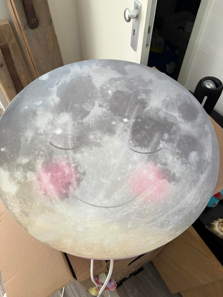 Lamp met maan, Huis en Inrichting, Ophalen, Zo goed als nieuw
