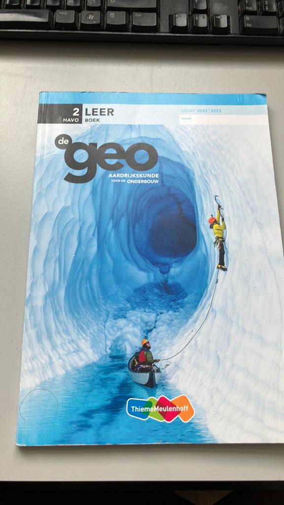De Geo Aardrijkskunde 2 HAVO Leerboek (2022/2023), Ophalen of Verzenden, Gelezen, HAVO, Aardrijkskunde