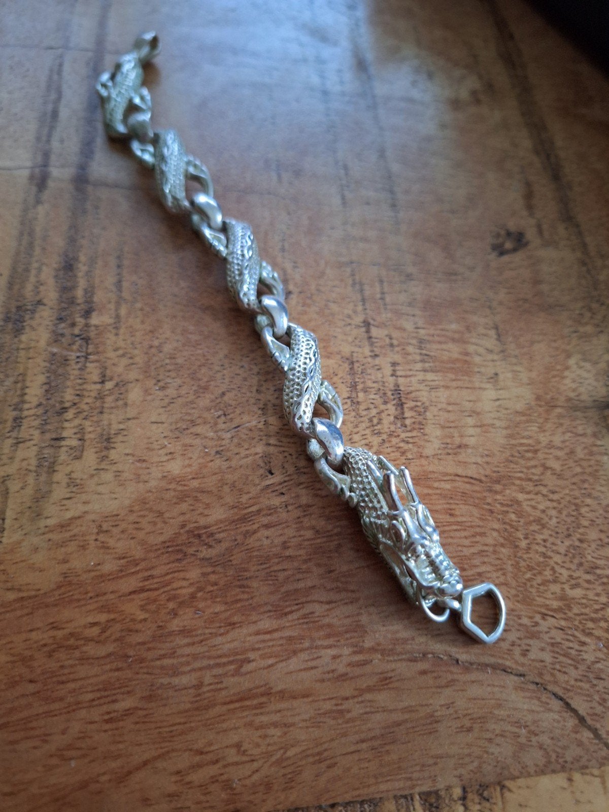 Ziveren slangen armband 20 cm, Ophalen of Verzenden, Zilver, Zilver