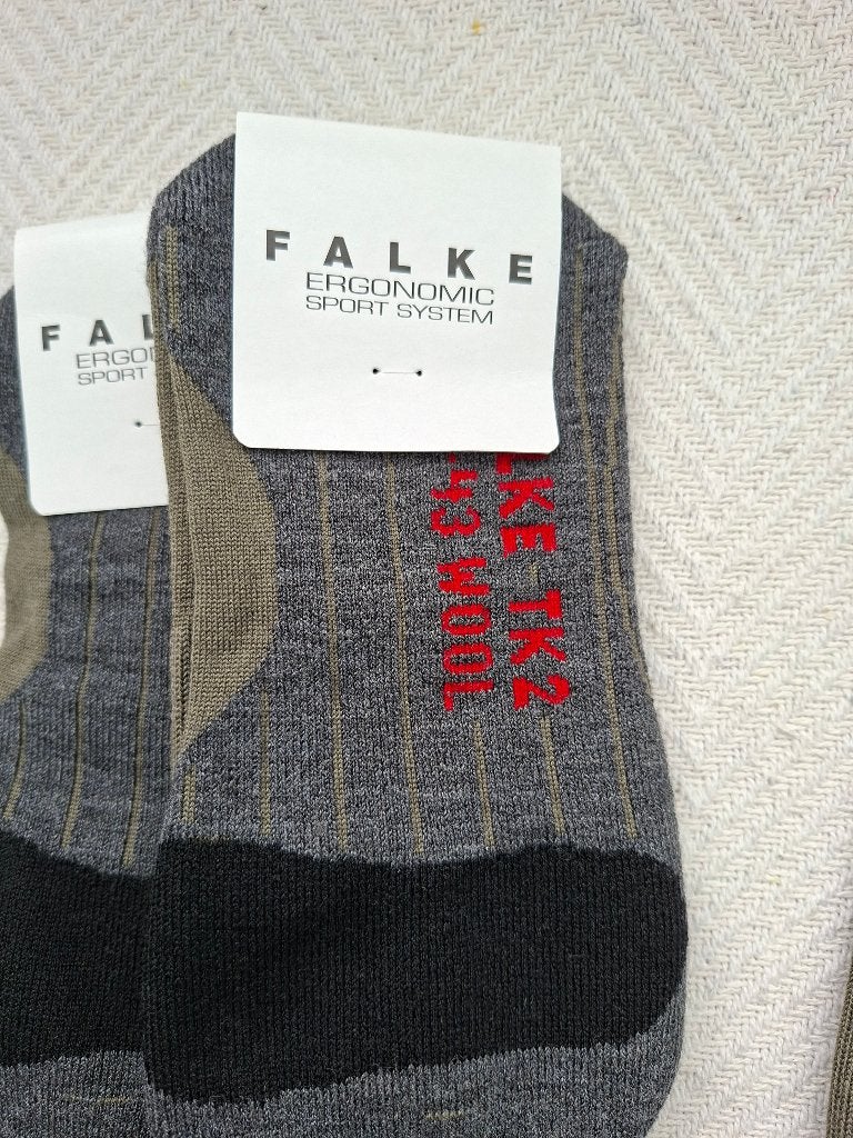 2 Paar Falke TK2 Groen Winter, maat 42-43, Overige kleuren, Falke, FALKE KGaA, Ophalen of Verzenden
