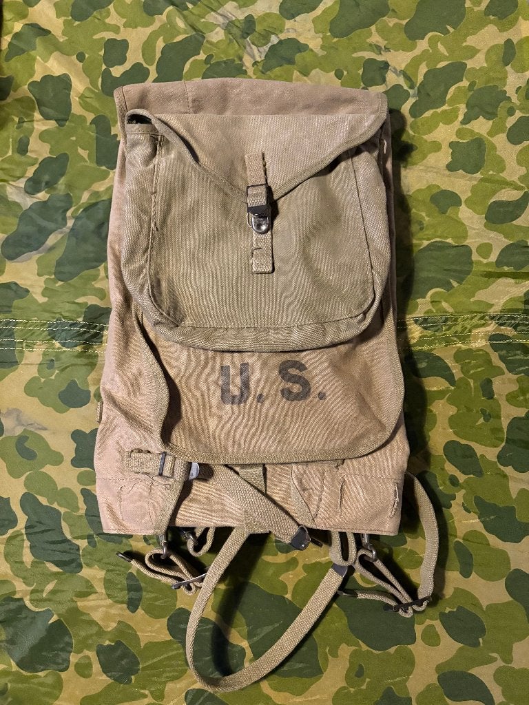 Tweede wereldoorlog US haversack 1942, Ophalen of Verzenden, Landmacht, Amerika, Overige typen