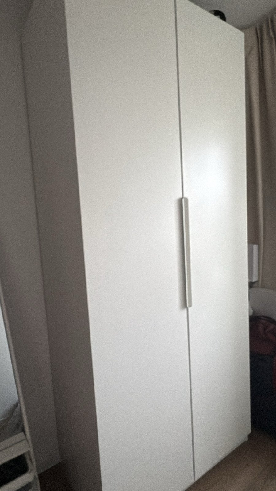 IKEA PAX kledingkast wit –Zo goed als nieuw, Huis en Inrichting, Kasten | Kledingkasten, Ophalen, 100 tot 150 cm, 200 cm of meer