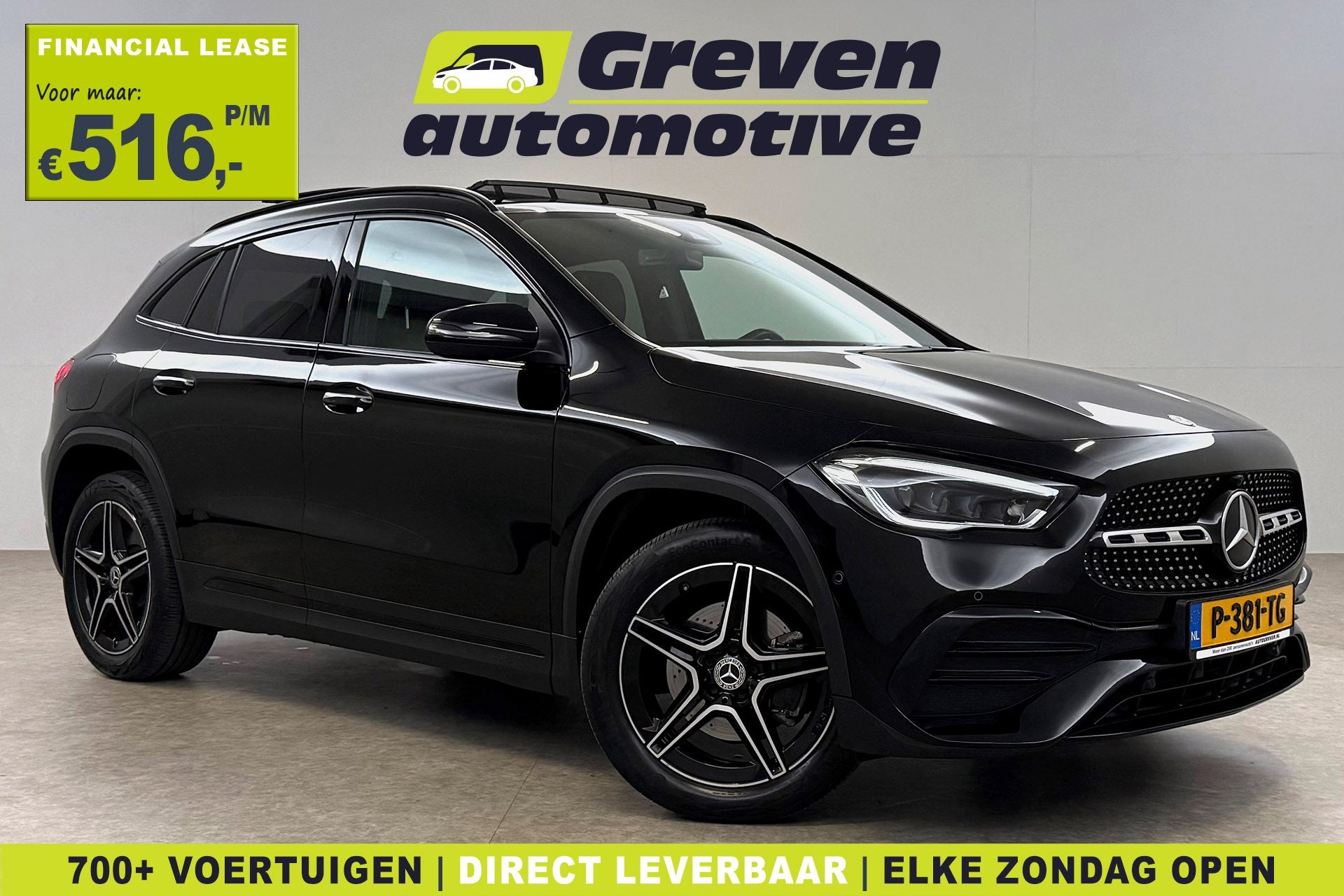 Mercedes-Benz GLA 250 e AMG Limited | Pano | Sfeer | Virtual, Auto's, Euro 6, Zwart, Origineel Nederlands, Bedrijf