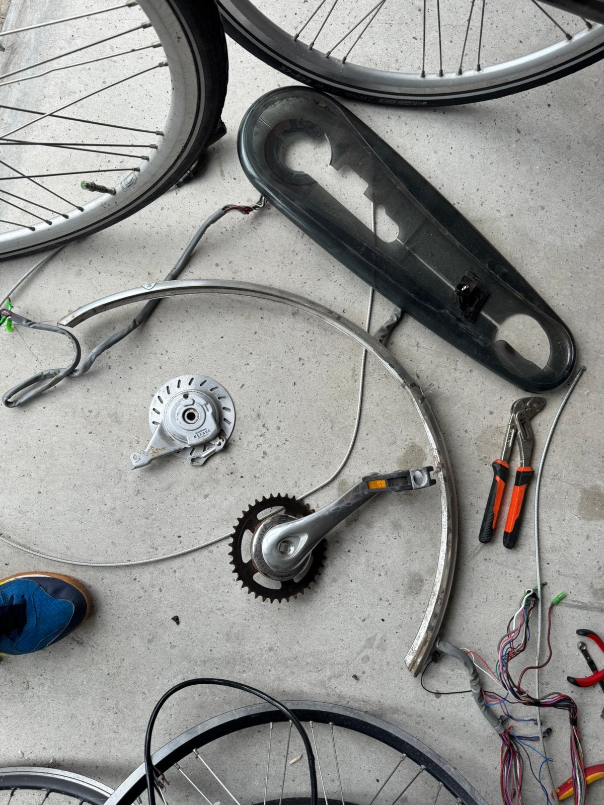 Sparta F8e C3 C2 achterwiel voorwiel motor bagagedrager, Fietsen en Brommers, Ophalen of Verzenden, Zo goed als nieuw, Motor
