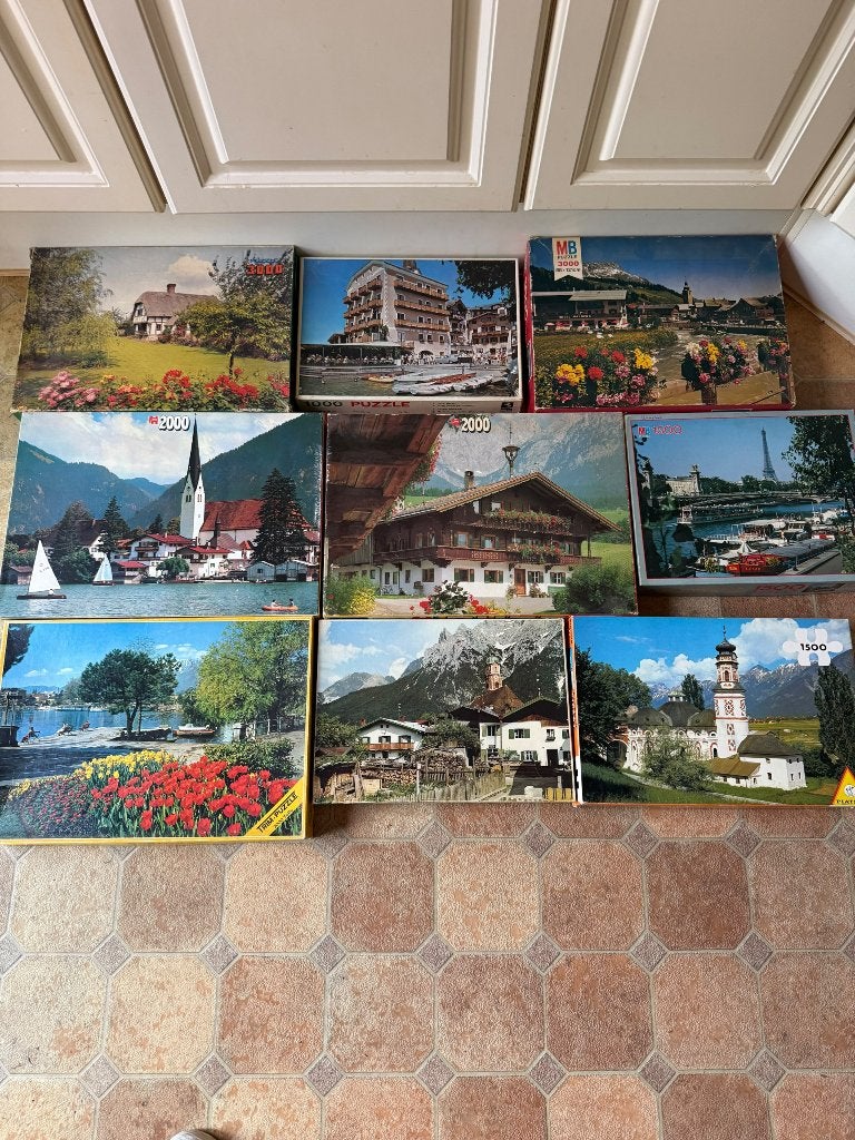 Legpuzzels, Ophalen, Meer dan 1500 stukjes, Gebruikt, Legpuzzel