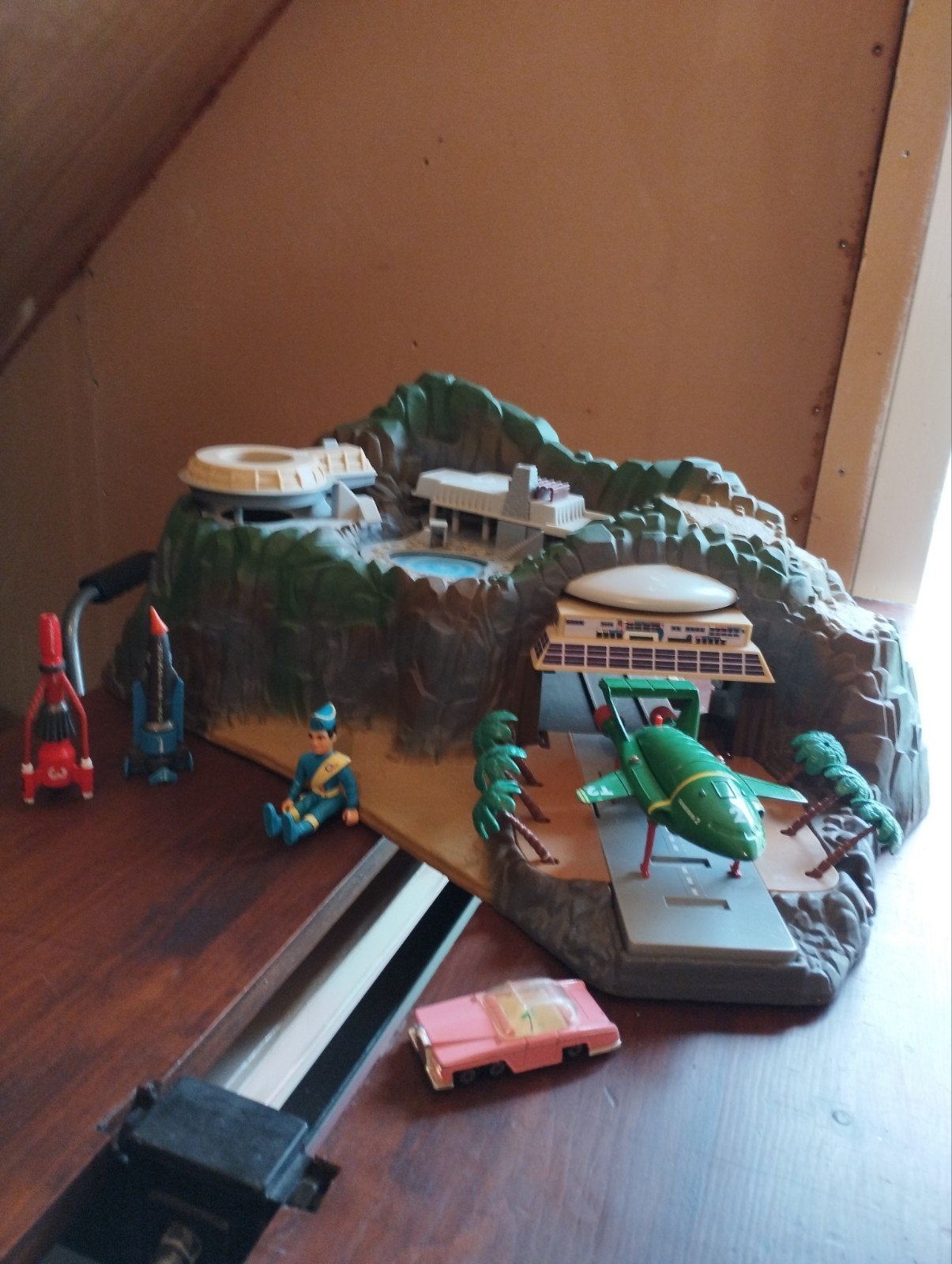 Thunderbirds speelset met figuren en voertuigen, Ophalen, Gebruikt, Jongen of Meisje