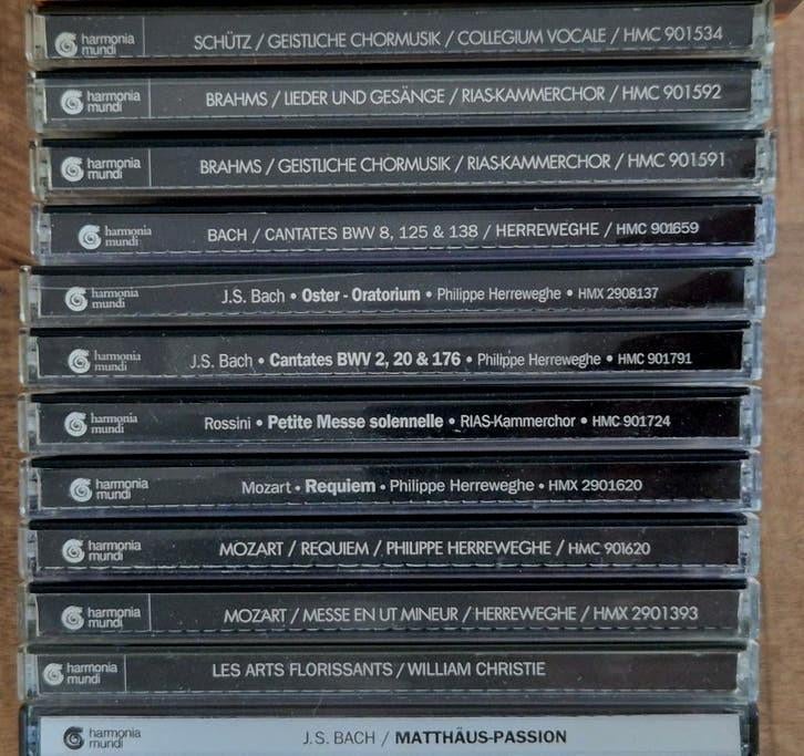 Harmonia Mundi - Herreweghe (CD's), Gebruikt, Boxset, Ophalen of Verzenden, Barok