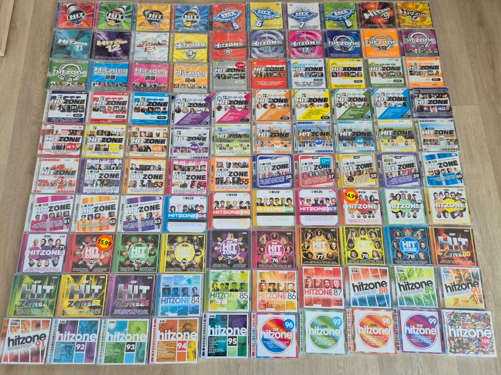 Hitzone serie compleet 1 tm 100 origineel (tmf, 538, yorin), Ophalen of Verzenden, Zo goed als nieuw