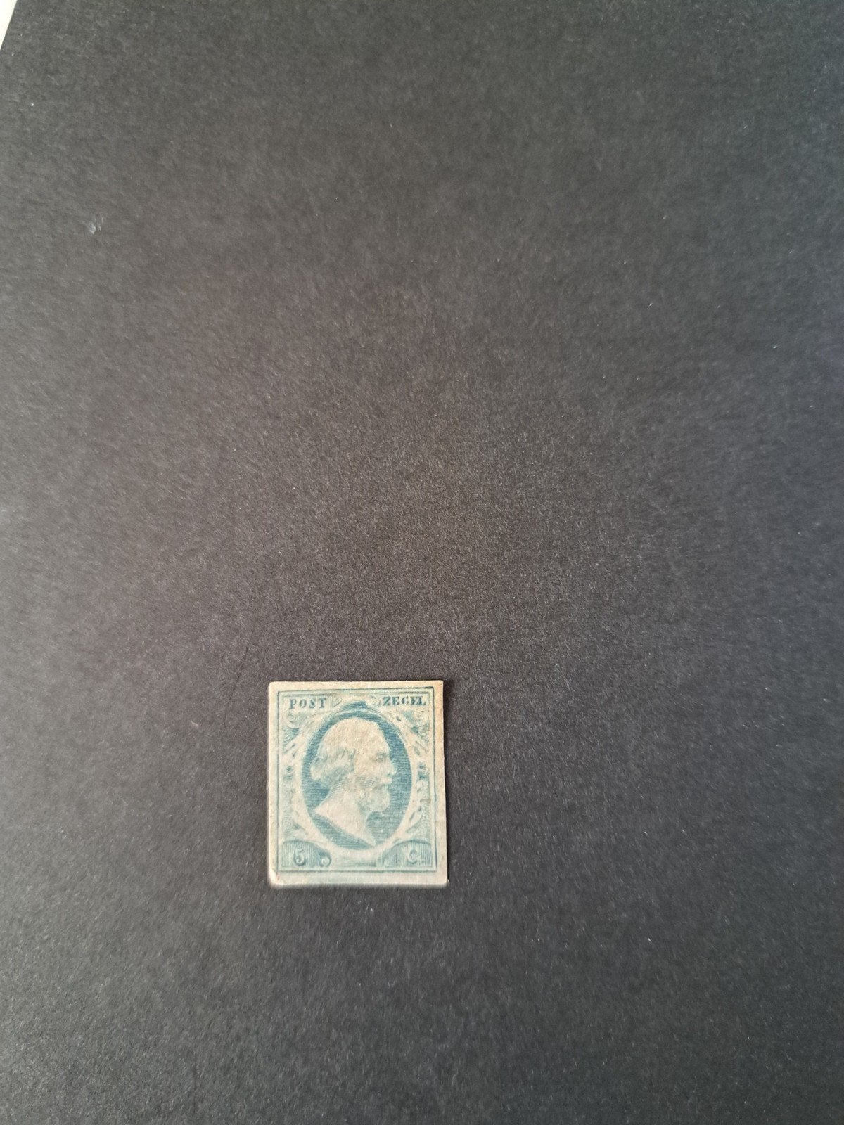 Zeldzame Nederlandse postzegel Willem III (1852), Ophalen of Verzenden, T/m 1940, Gestempeld