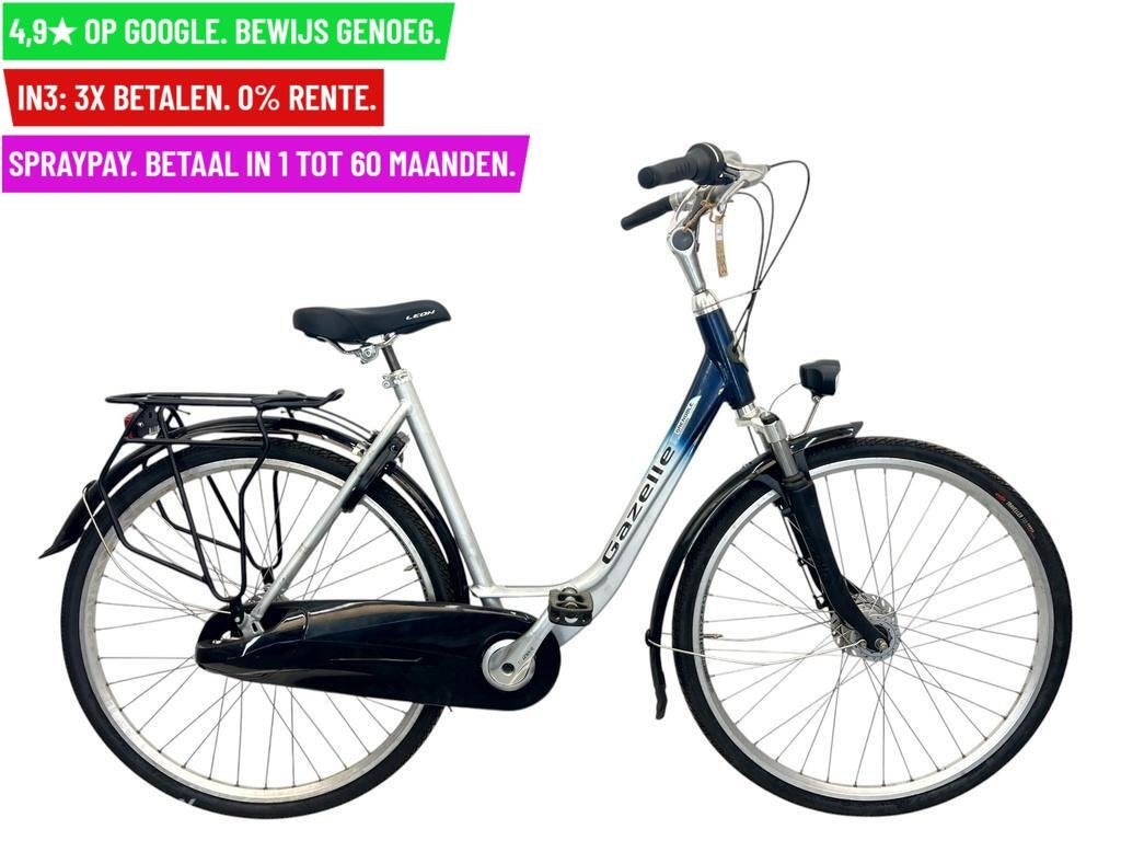 Damesfiets Gazelle Grenoble 28"/54cm/7ver - Garantie/Leverin, 9713 Bv Groningen, Gebruikt, Gazelle, 56 cm of meer