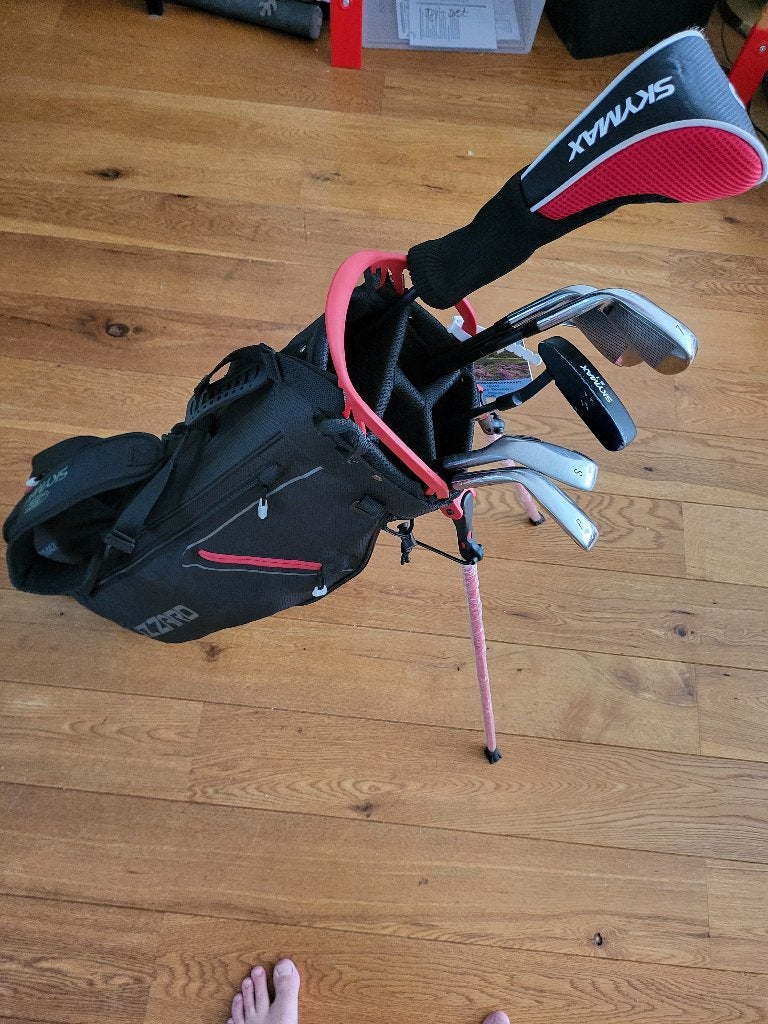 Skymax S1 Halve Golfset Heren Rechtshandig met Standbag, Sport en Fitness, Ophalen of Verzenden, Zo goed als nieuw, Set, Overige merken