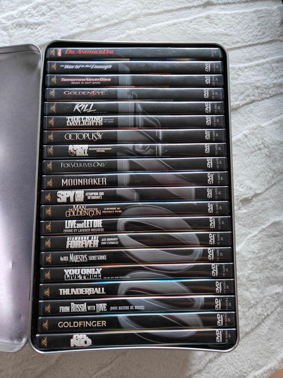 James Bond collection box DVD set, Vanaf 12 jaar, Ophalen of Verzenden, Zo goed als nieuw