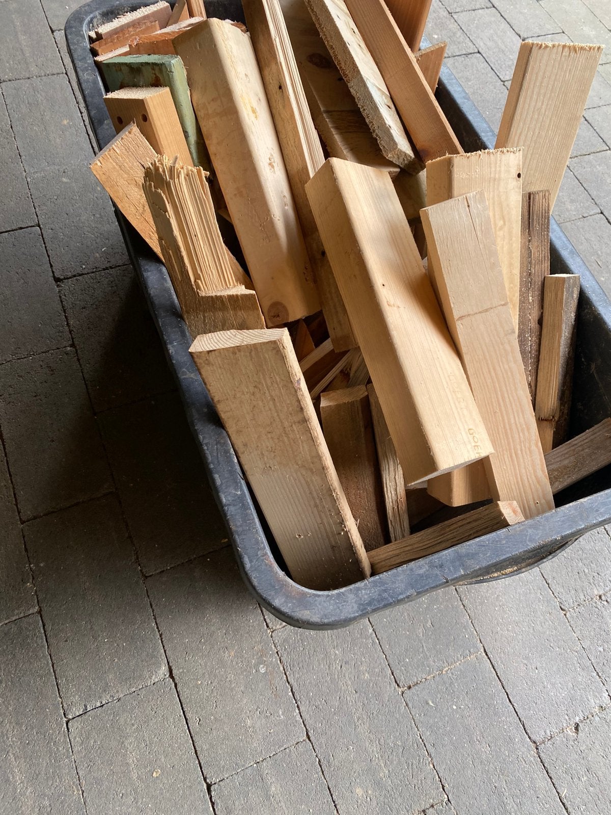 Stookhout, Haardhout, Resthout, Tuin en Terras, Haardhout, Minder dan 3 m³, Ophalen, Overige houtsoorten, Blokken