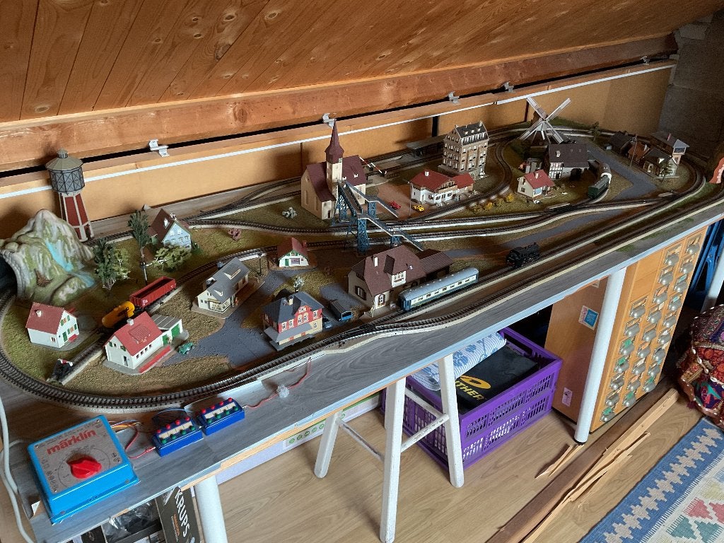 Modelspoorbaan, Hobby en Vrije tijd, Modeltreinen | H0, Gebruikt, Gelijkstroom of Wisselstroom, Brug, Tunnel of Gebouw, Ophalen