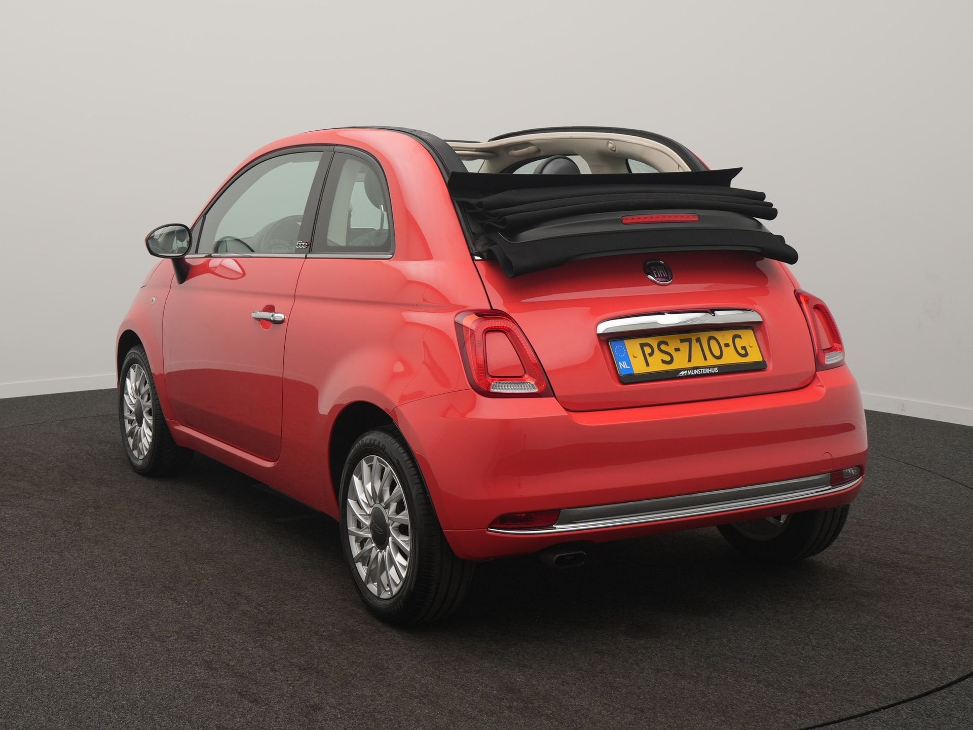 Fiat 500C 0.9 TwinAir Turbo Lounge - RIJKLAARPRIJS - All Sea, 12 maanden, Stof, Gebruikt, Origineel Nederlands